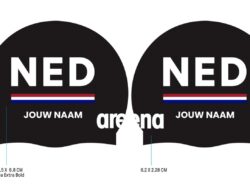 Arena Moulded Cap NED Flag black/naam