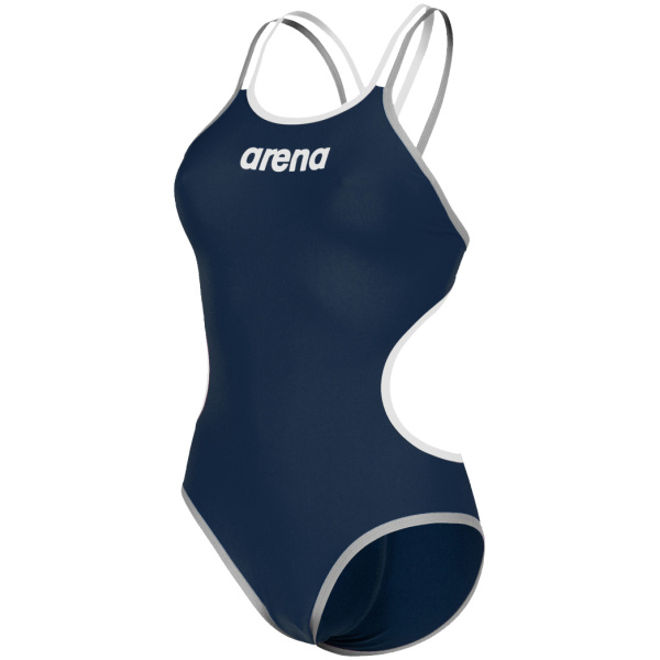 Arena W Arena One Double Cross Back One Piece navy-white