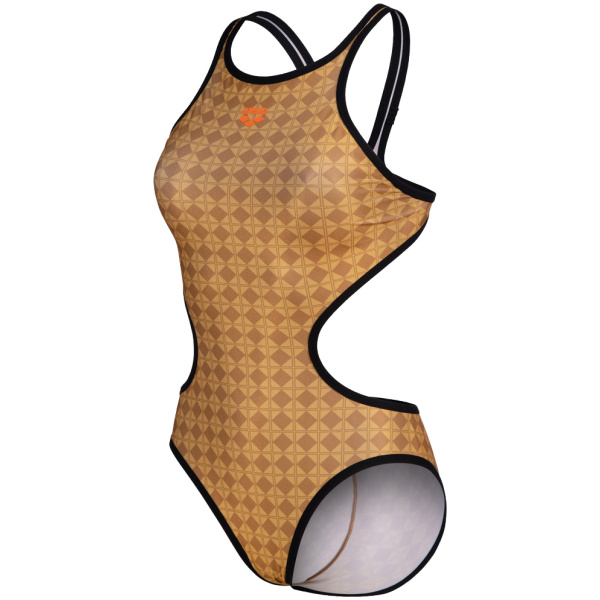 Arena W 50Th Gold Swimsuit Tech One Back gold-multi-black