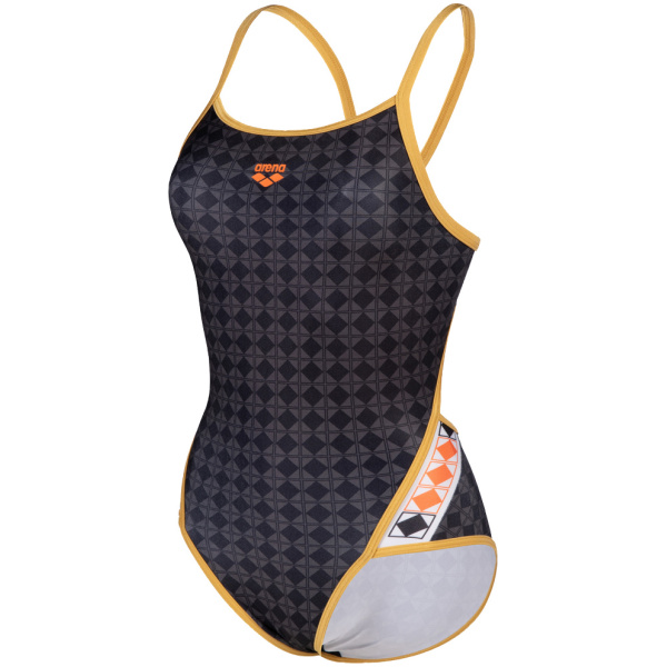 Arena W 50Th Swimsuit Super Fly Back black-multi-gold