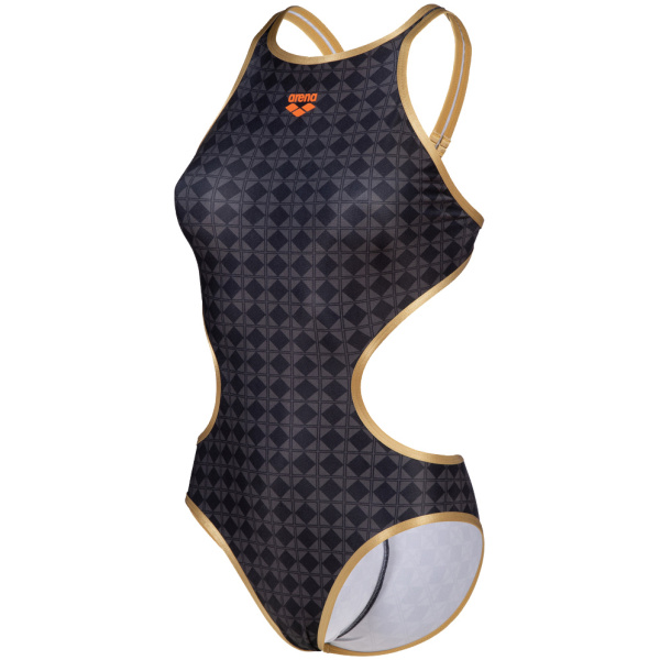 Arena W 50Th Swimsuit Tech One Back black-multi-gold