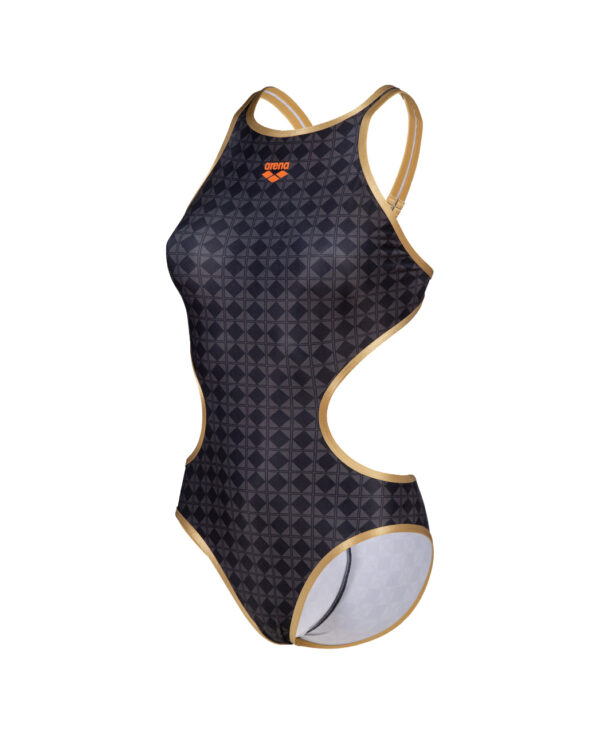 Arena W 50Th Swimsuit Tech One Back black-multi-gold