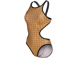 Arena W 50Th Gold Swimsuit Tech One Back gold-multi-black