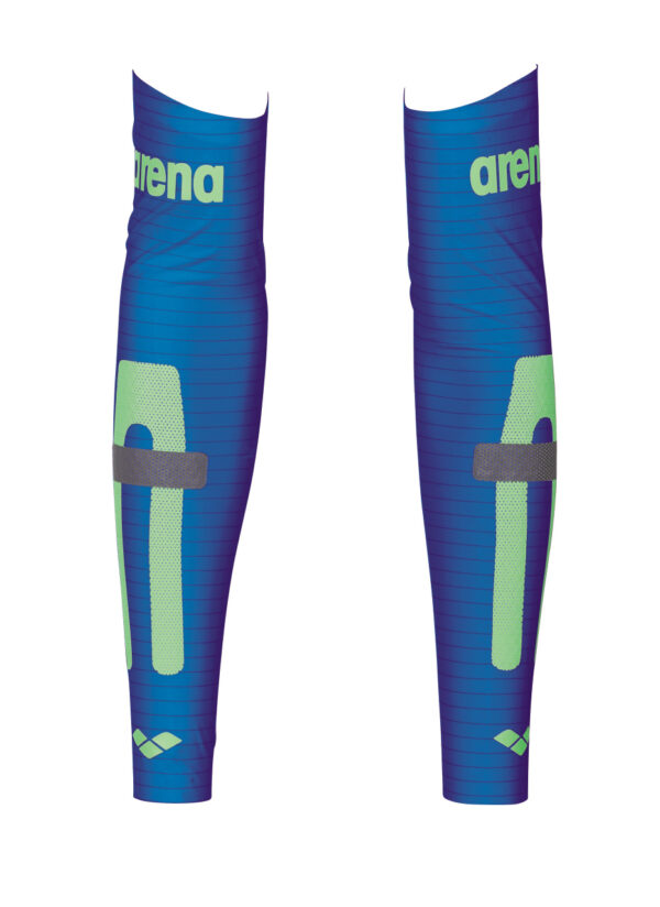 Arena Carbon Compression Arm Sleeves electric-blue