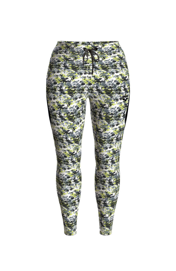 Arena W Gym Long Tights camo-softgreen-black