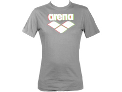 Arena M Essential Logo S/S Tee grey-melange