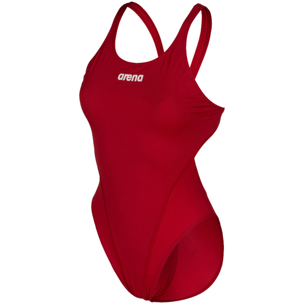 Arena W Team Swimsuit Swim Tech Solid red-white