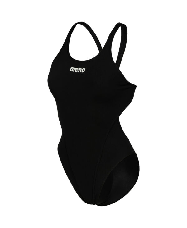 Arena W Team Swimsuit Swim Tech Solid black-white