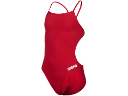 Arena G Team Swimsuit Challenge Solid red-white