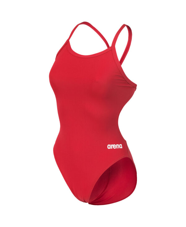 Arena W Team Swimsuit Challenge Solid red-white