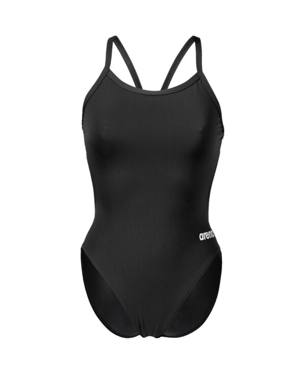 Arena W Team Swimsuit Challenge Solid black-white