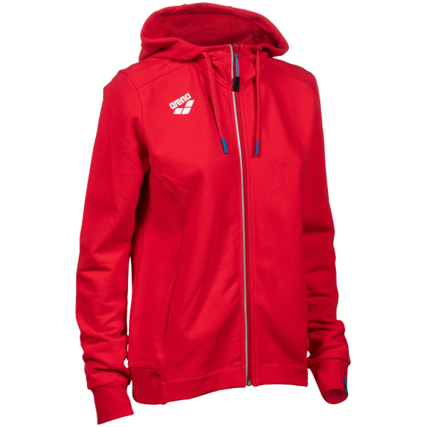 Arena W Team Hooded Jacket Panel red