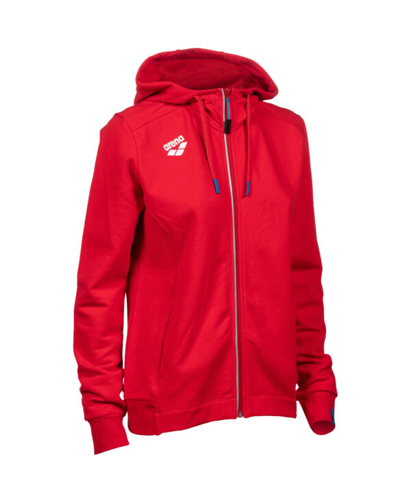 Arena W Team Hooded Jacket Panel red