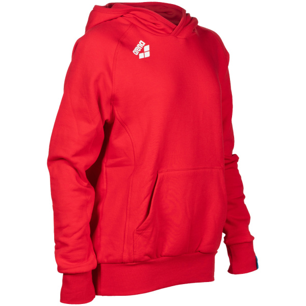 Arena JR Team Hooded Sweat Panel red