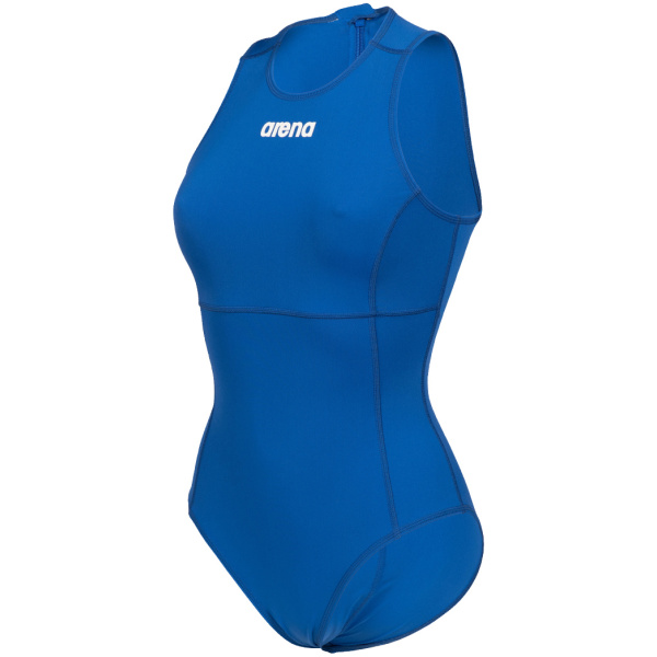 Arena W Team Swimsuit Waterpolo Solid royal-white