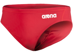 Arena M Team Swim Brief Waterpolo Solid red-white