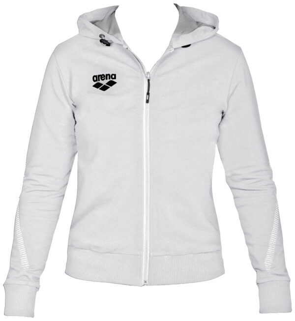 Arena W Tl Hooded Jacket white