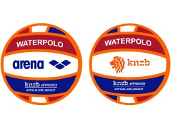 Arena Water Polo Ball Size 1 orange-red-blue
