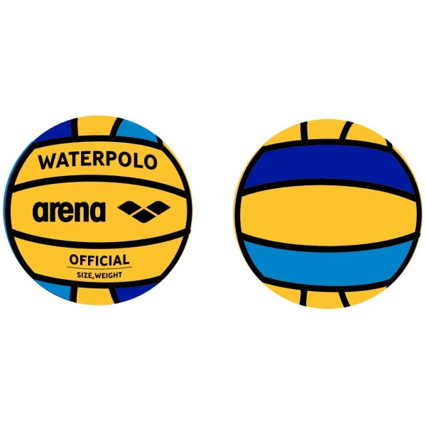 Arena Water Polo Ball Size 5 bleu yellow