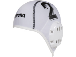 Arena Water Polo Cap 1-15 Fina + Len white/red