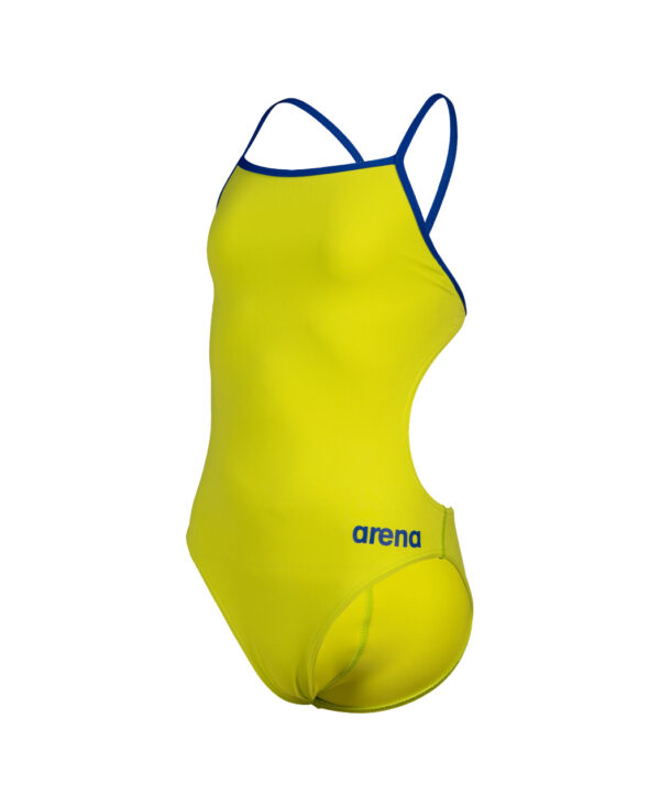 Arena G Team Swimsuit Challenge Solid soft-green/neon-blue