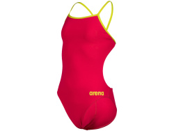 Arena G Team Swimsuit Challenge Solid freak-rose/soft-green