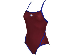 Arena W Icons Swims Super Free B Solid burgundy-neon-blue