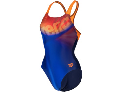 Arena W Swimsuit Swim Pro Back Placement navy-mango-multi