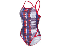 Arena W Swimsuit Super Fly Back Allover red-multi