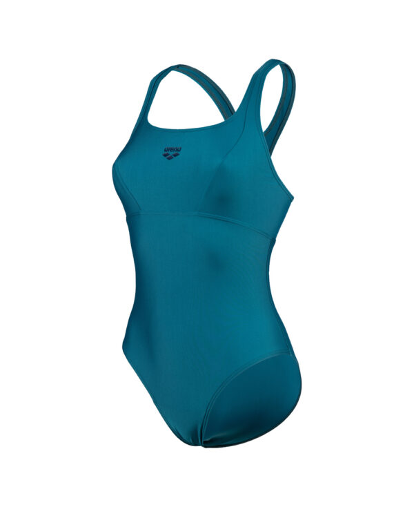 Arena W Solid Swimsuit Control Pro Back B deepteal