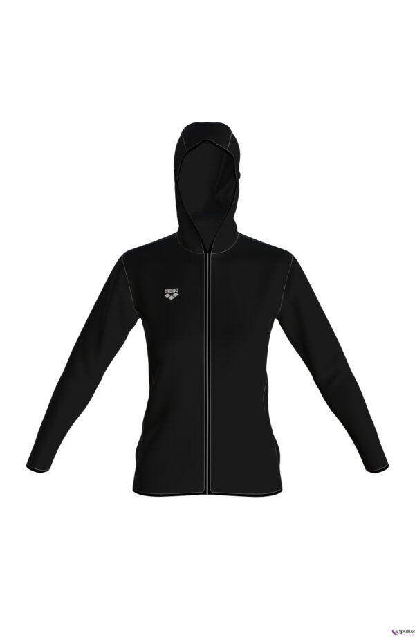 Arena W Gym Hooded Spacer F/Z Jacket black