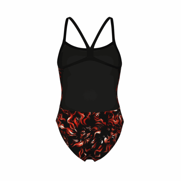 Arena W Graphic Swimsuit Challenge Back multi-black - Afbeelding 4