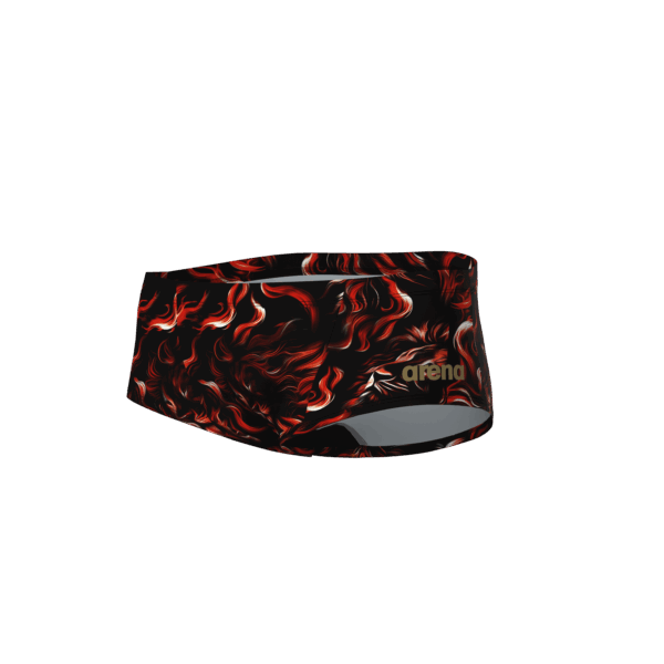 Arena M Graphic Swim Low Waist Short multi-black