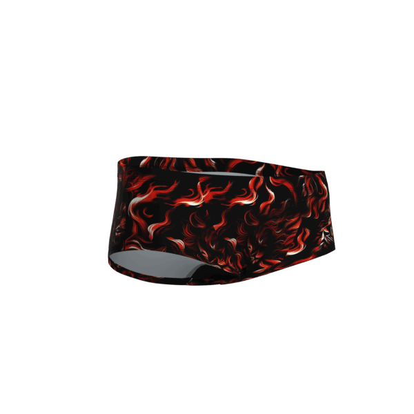 Arena M Graphic Swim Low Waist Short multi-black - Afbeelding 4