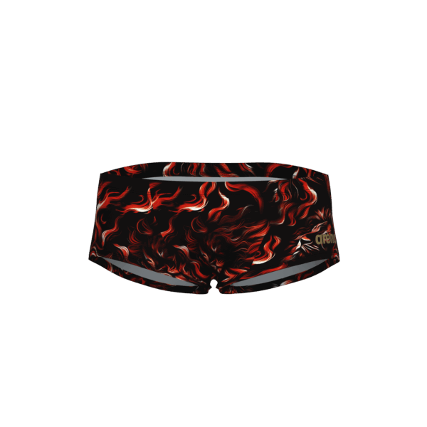 Arena M Graphic Swim Low Waist Short multi-black - Afbeelding 2