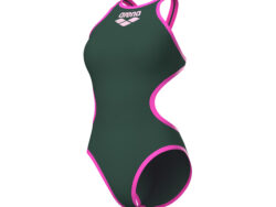 Arena W One Biglogo One Piece dark-sage/shocking-pink