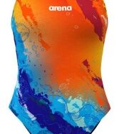 Arena W Swim Tech High Team NED orange/blue