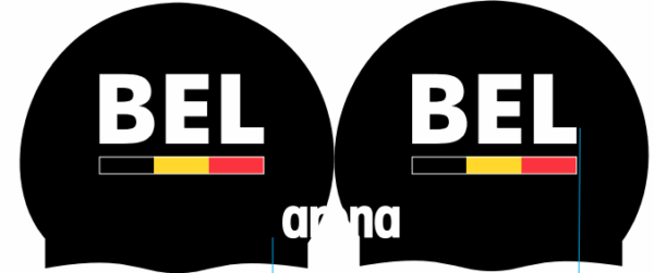 Arena Moulded Cap BEL Big Flag black