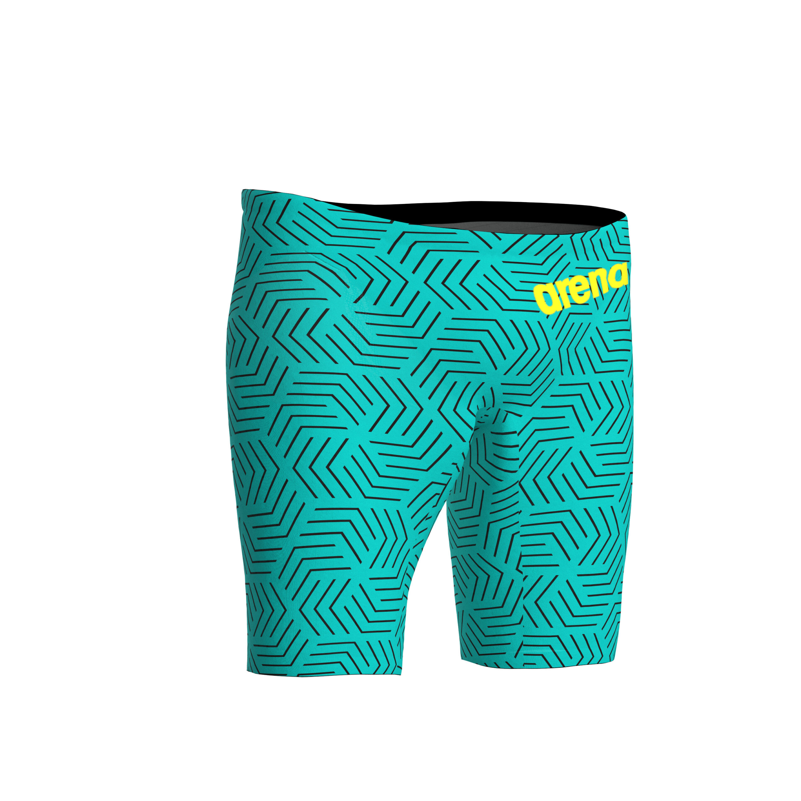 Arena M Powerskin Carbon Air2 LE Jammer water/multi-black/maze - Afbeelding 3